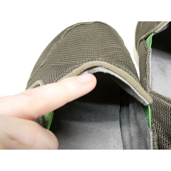 Olukai Nohea Mesh Men's Slip On Sneaker Olive Size‎ 8.5 Men - Picture 9 of 9